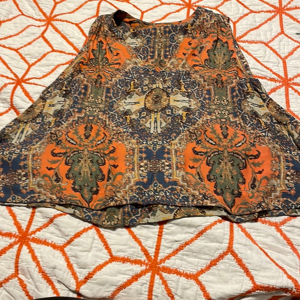 Flowy free people tank